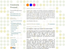 Tablet Screenshot of concienciapersonal.com